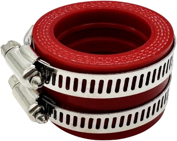 Rxmgf 35 40 45mm Carburetor Intake Pipe Manifold Adapter Boot Joint For Dirt Pit Bike Motorcycle(40mm/Red) - Image 1